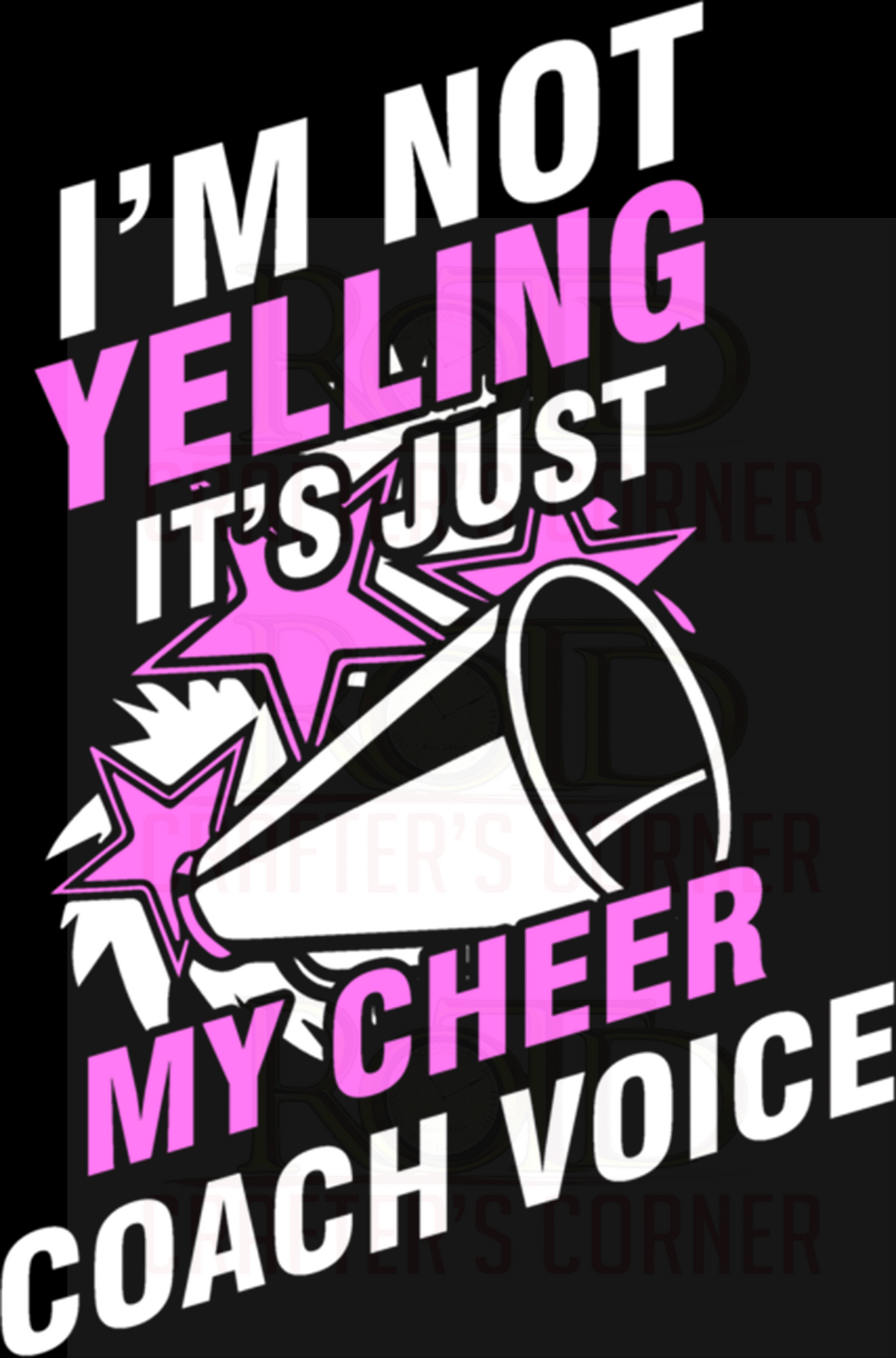 DTF Screen Print Image - Cheer Coach Voice (35)