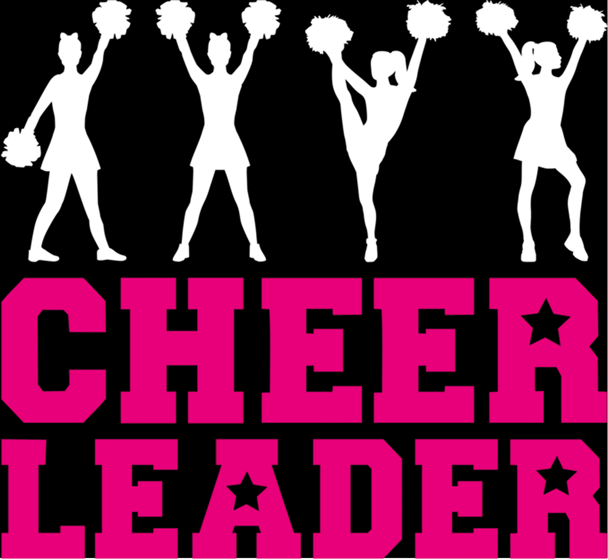 DTF Screen Print Image - Cheerleader (33)