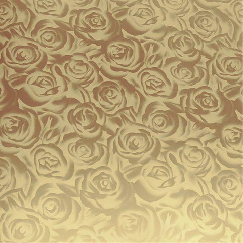 DecoFilm Soft Metallics - DFSMP-119 Gold Roses