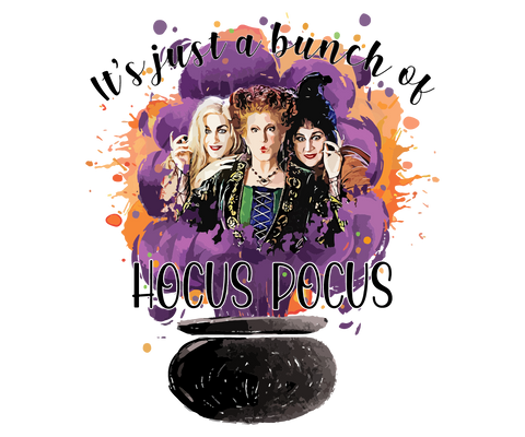 DTF Screen Print Image - Bunch of Hocus Pocus