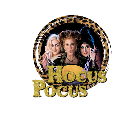 DTF Screen Print Image - Hocus Pocus