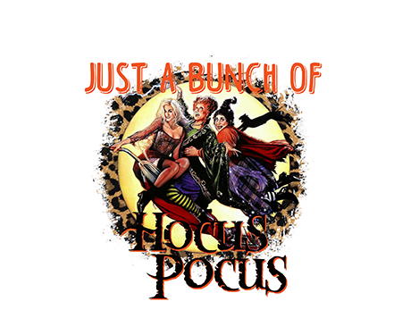 DTF Screen Print Image - Bunch of Hocus Pocus
