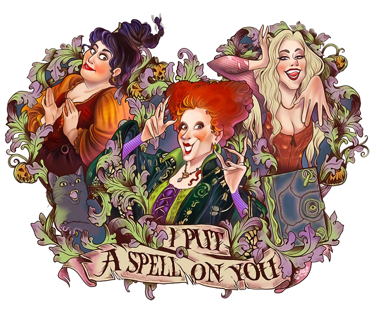 DTF Screen Print Image - I Put a Spell on You