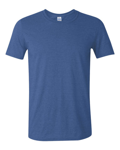 Gildan SoftStyle Tshirt 64000 - Heather Royal Blue