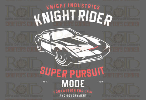 DTF Screen Print Image - Knight Rider