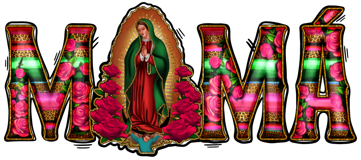 DTF Screen Print Image - Virgen de Guadalupe Mama