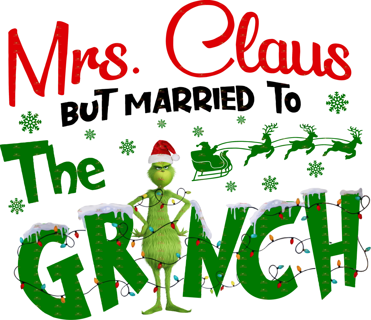 Mrs. Claus But Married to the Grinch