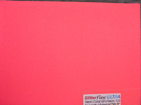 GlitterFlex ULTRA - GFU-NEON 123 Neon Coral