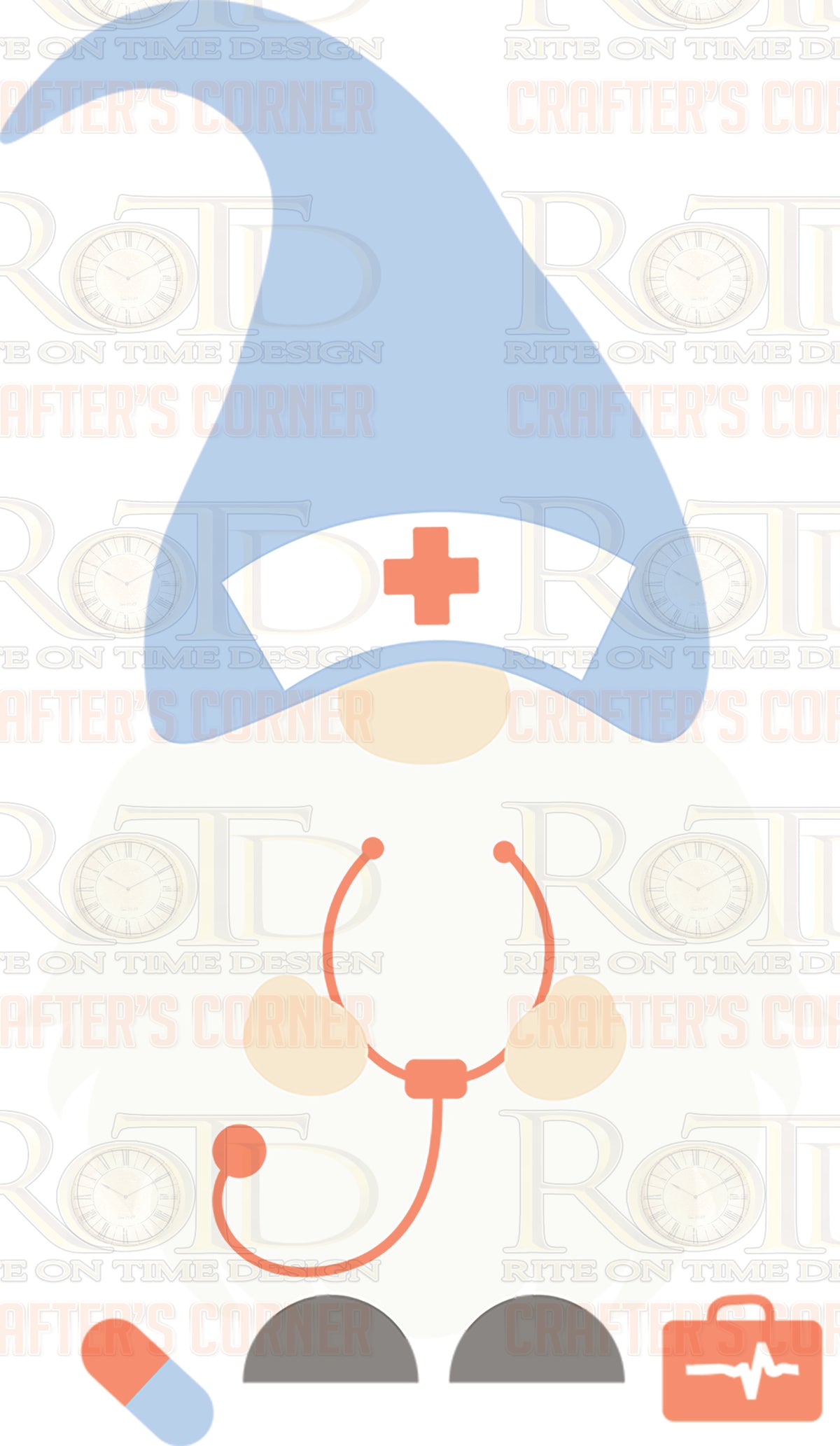 Nurse Gnome sublimation print