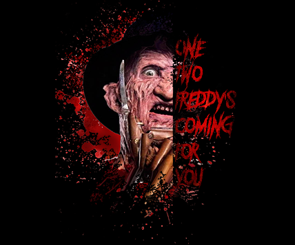 DTF Screen Print Image - One, Two, Freddy's Coming for You