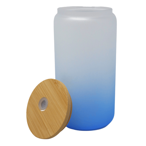 16oz Sublimation Bamboo Glass - Ombre