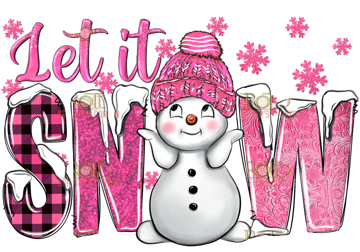 Let it Snow (Pink)