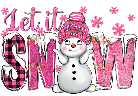Let it Snow (Pink)