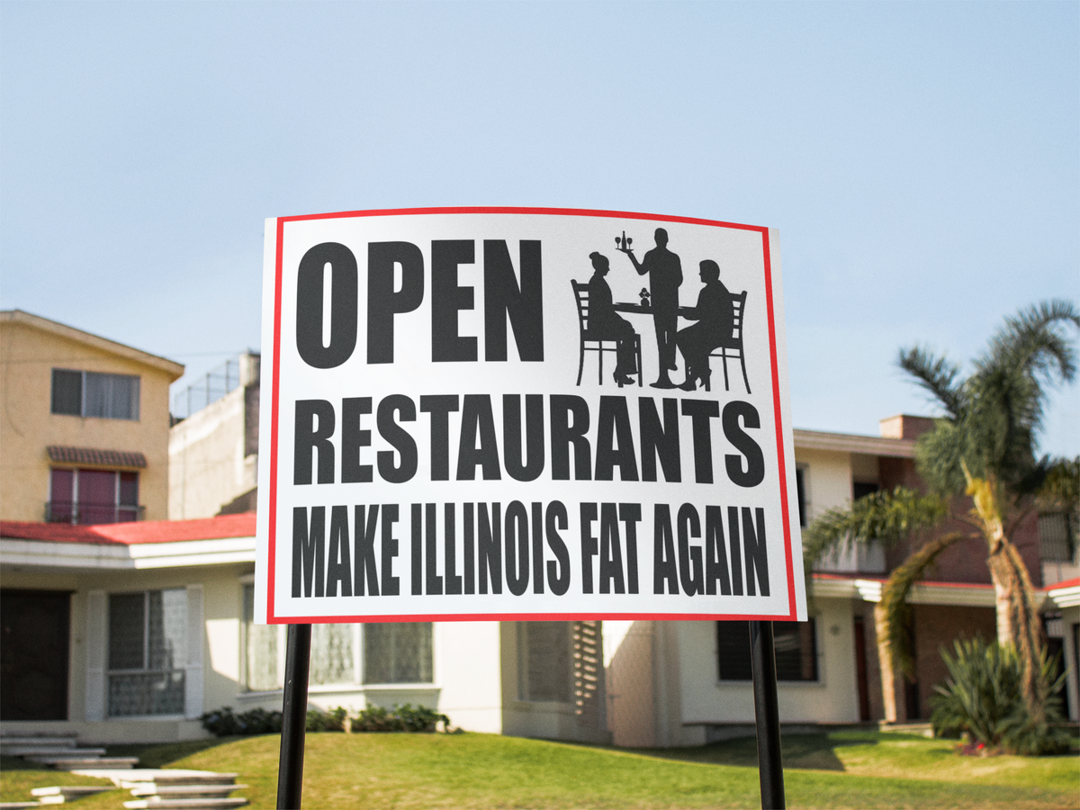 Open Restaurants Sign 24"x18"