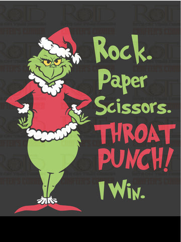 Grinch Throat Punch