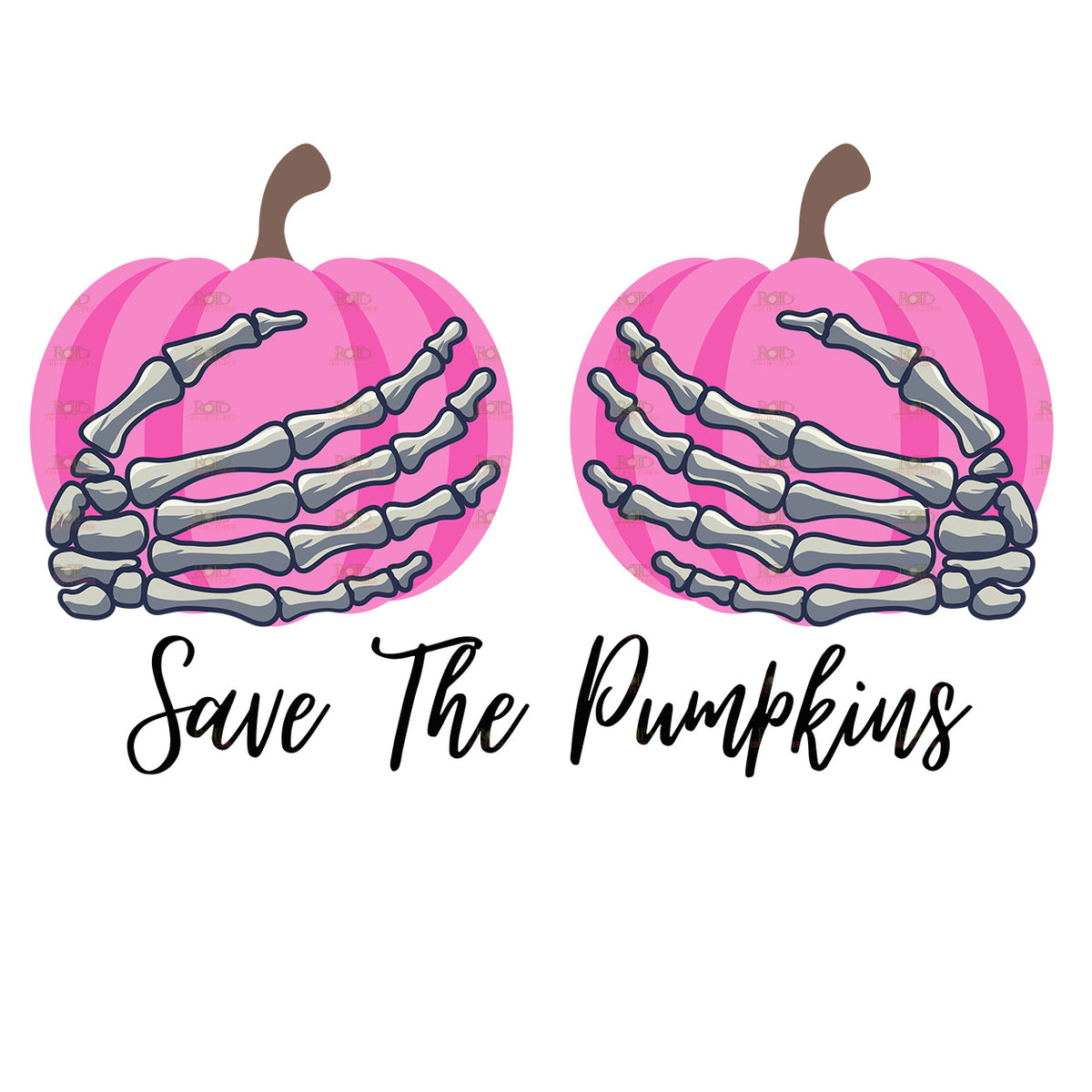 DTF Screen Print Image - Save the Pumpkins