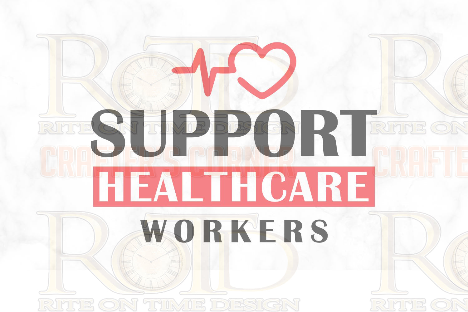Support Healthcare Workers Sublimation print