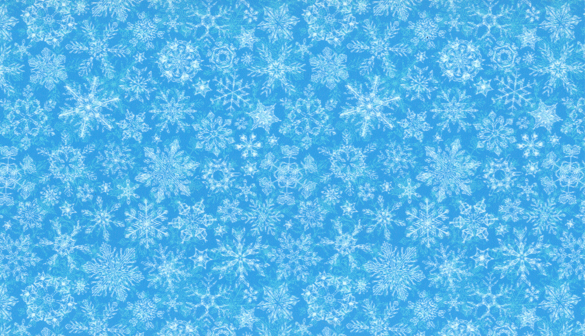 ThermoFlex Fashion Patterns - Snowflakes Pale Blue