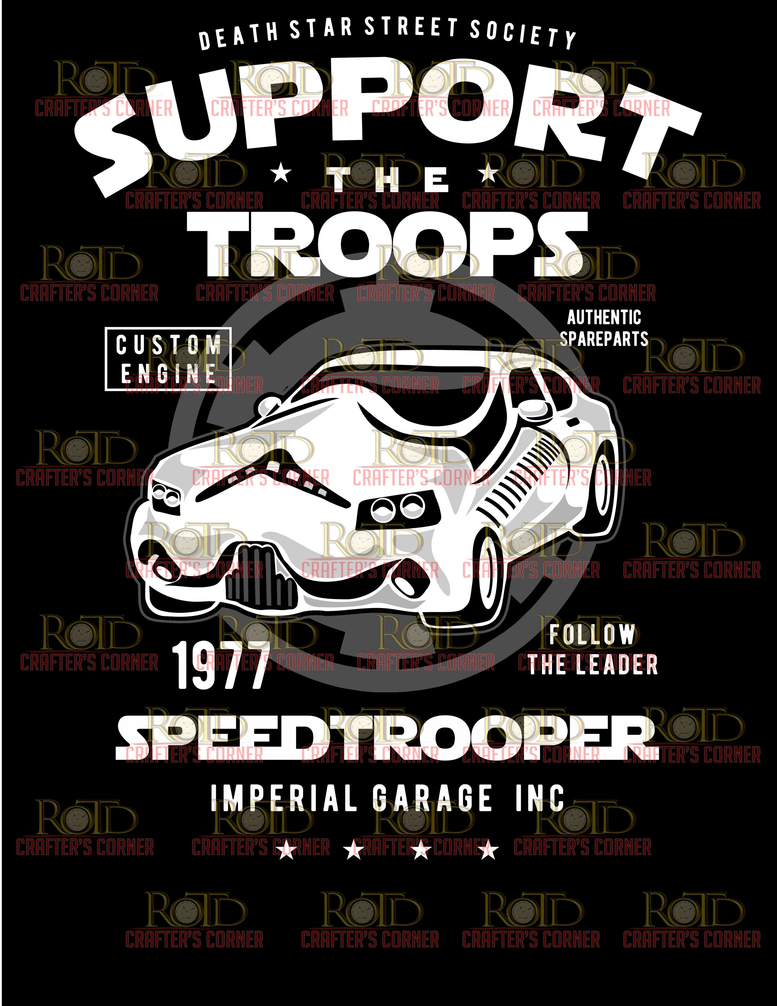 DTF Screen Print Image - SpeedTrooper