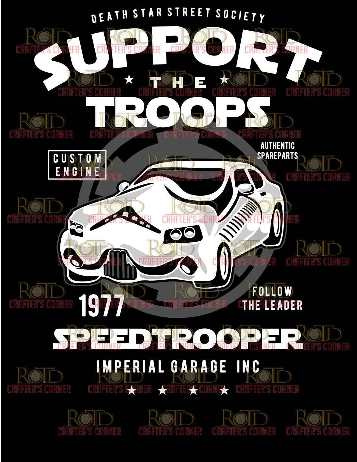 DTF Screen Print Image - SpeedTrooper