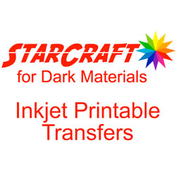 StarCraft Inkjet Printable Heat Transfers for Dark Materials 25-Pack