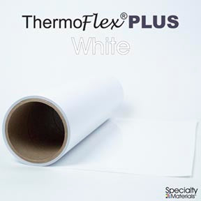 Black ThermoFlex Plus HTV Heat Transfer Vinyl, Matte Finish, 5yd Roll