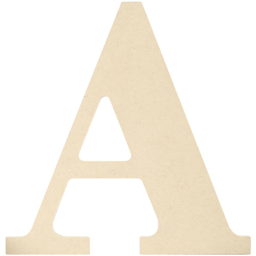 Classic Font Wood Letters & Numbers 9.5" - Letter A