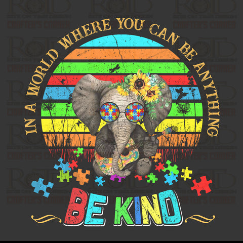 DTF Screen Print Image - Be Kind