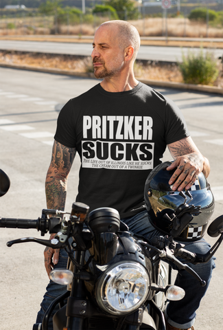 Pritzker Sucks Twinkie Cotton Tshirt