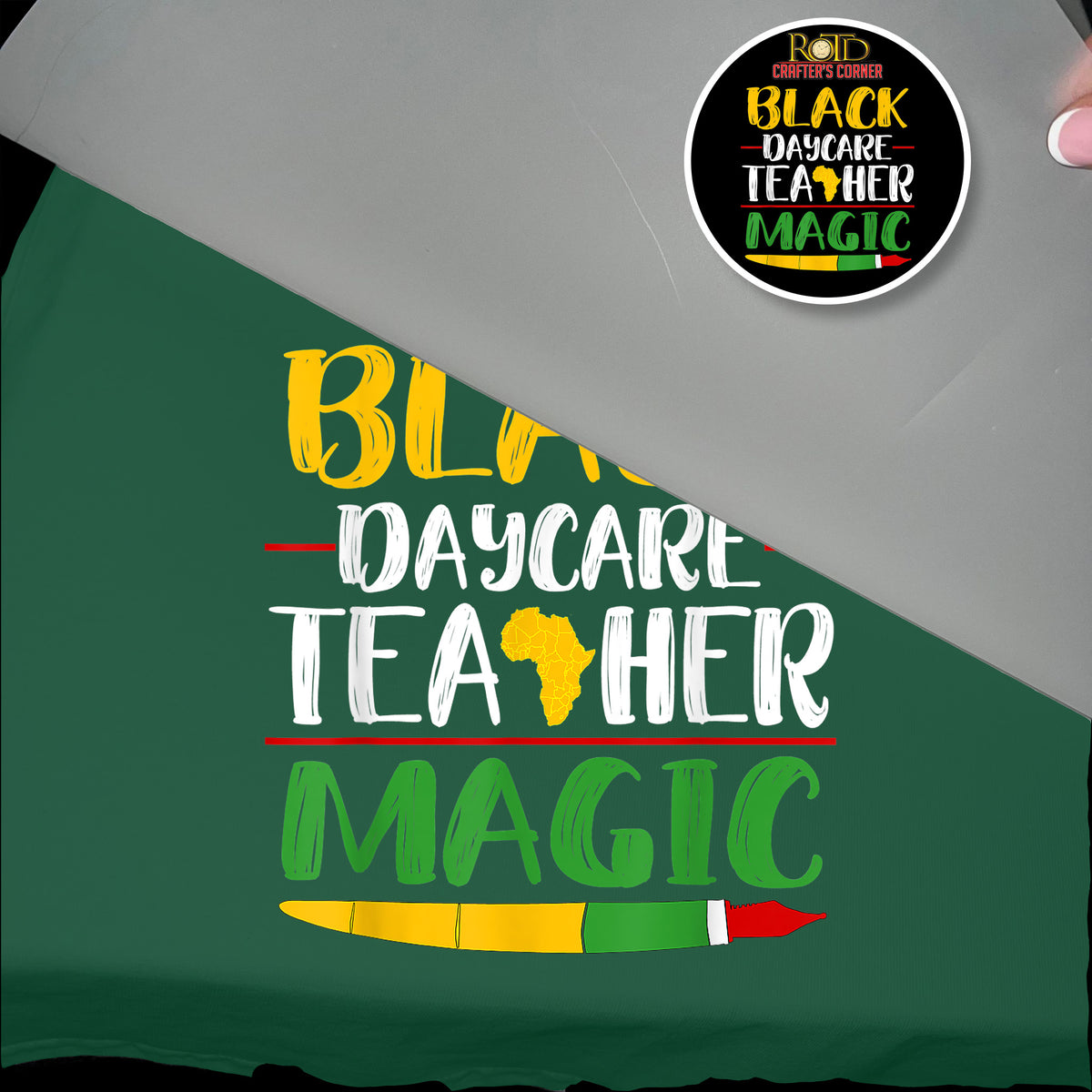 Black Daycare Teacher