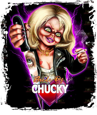 DTF Screen Print Image - Bride Of Chucky