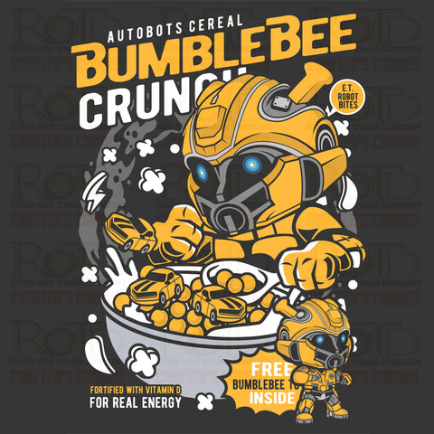 DTF Screen Print Image - Bumblebee Crunch