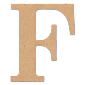 Classic Font Wood Letters & Numbers 9.5" - Letter F