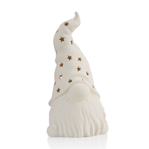 Ceramics - Tall Hatted Gnome Lantern