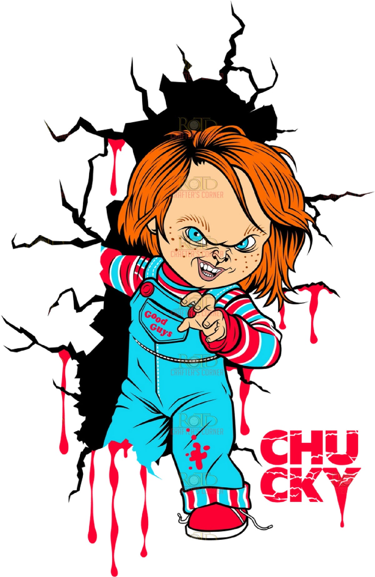 DTF Screen Print Image - Good Guy Chucky