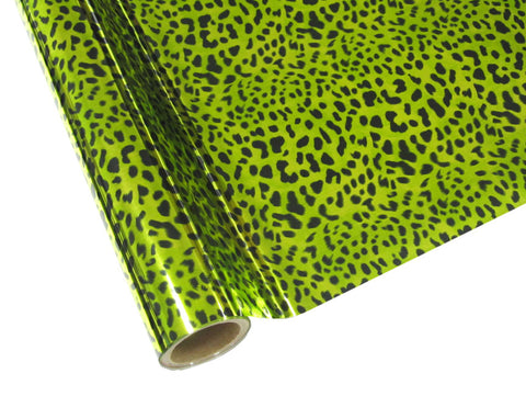 Textile Foils - Lime Leopard