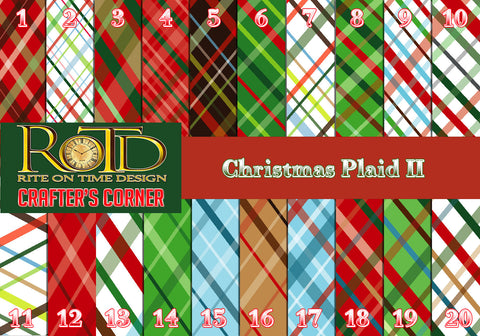 Christmas Plaids II craft vinyl, pattern vinyl,  vinyl sheets, heat transfer, adhesive vinyl, patterned vinyl, HTV,