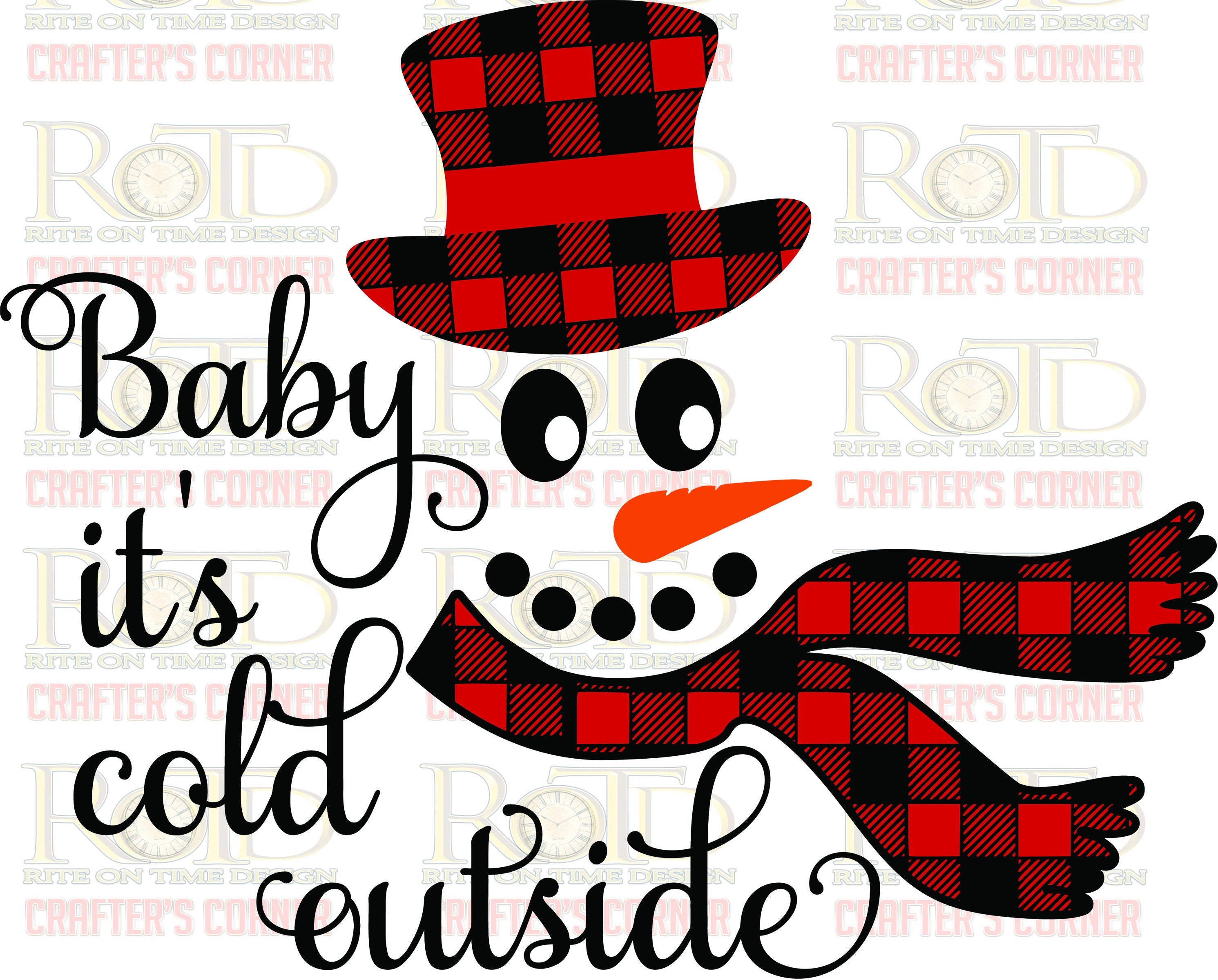 Baby  It's Cold Outside Sublimation Transfer