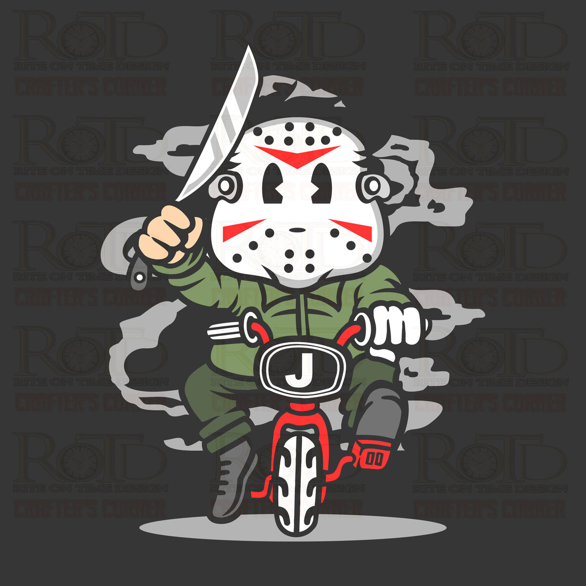 DTF Screen Print Image - Jason Minibike