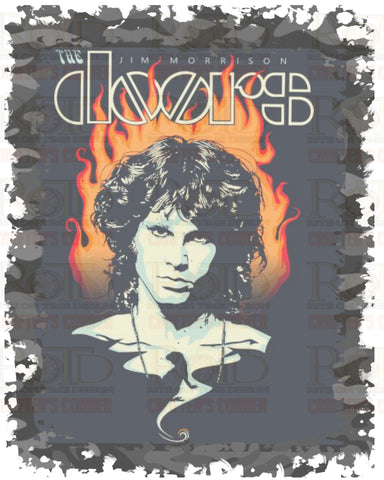 DTF Screen Print Image - The Doors Jim Morrison