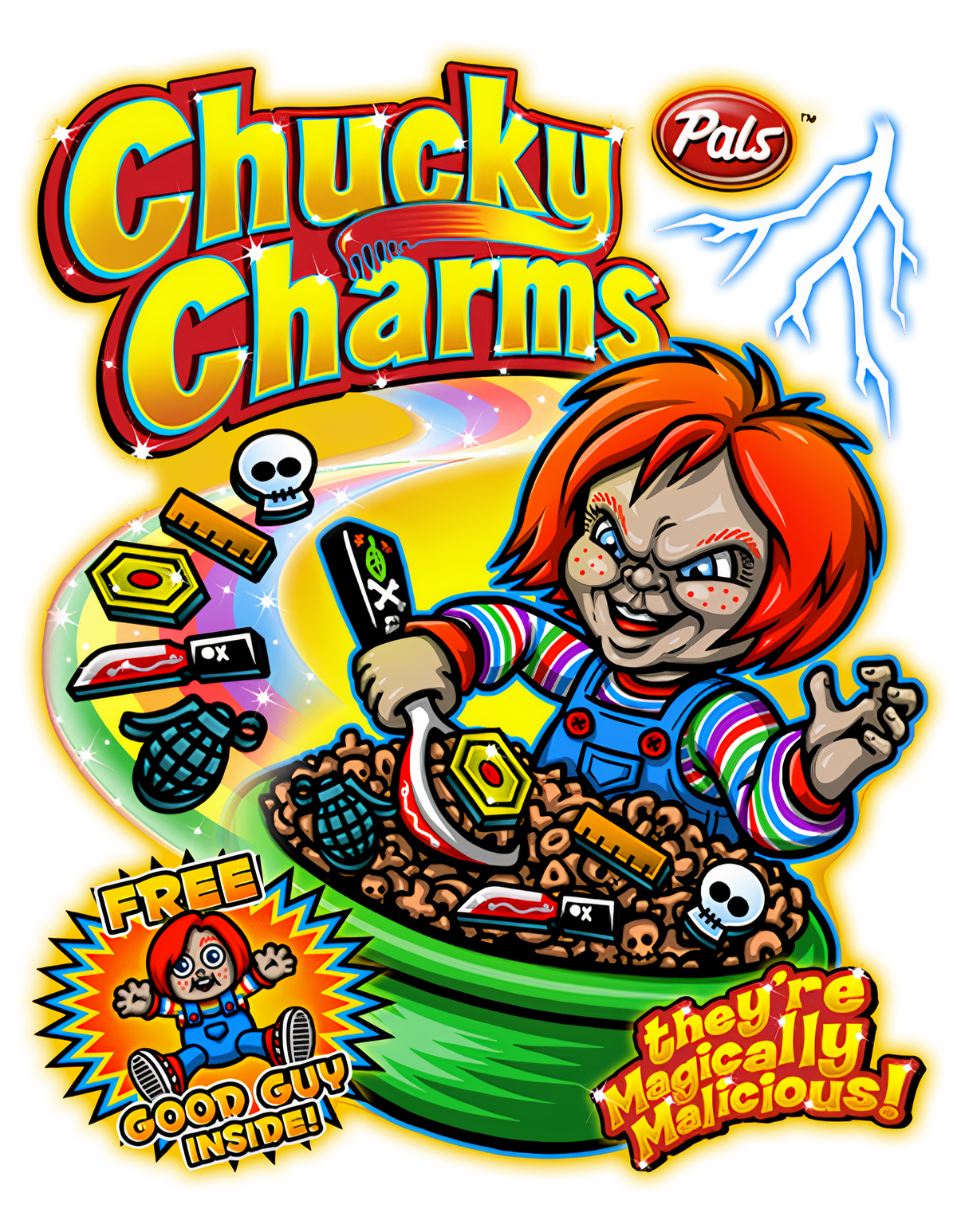 DTF Screen Print Image - Chucky Charms