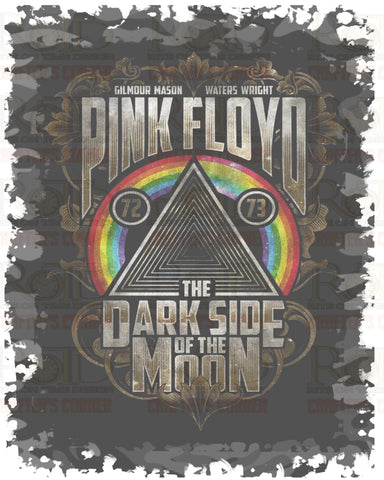 DTF Screen Print Image - Pink Floyd Dark Side of the Moon