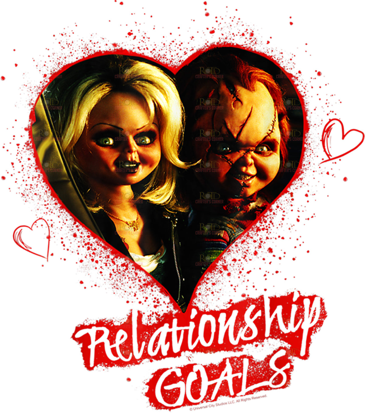 DTF Screen Print Image - Relationship Goals
