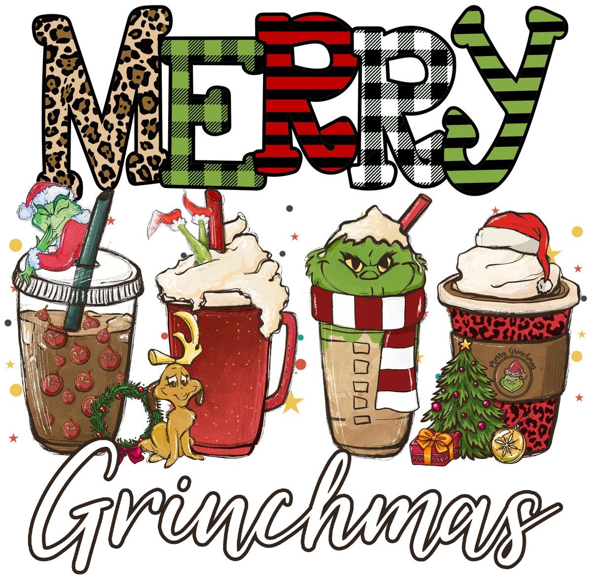 Merry Grinchmas Coffee Cups