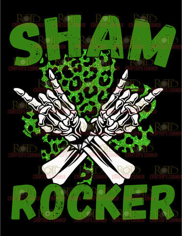 DTF Screen Print Image - Sham Rocker