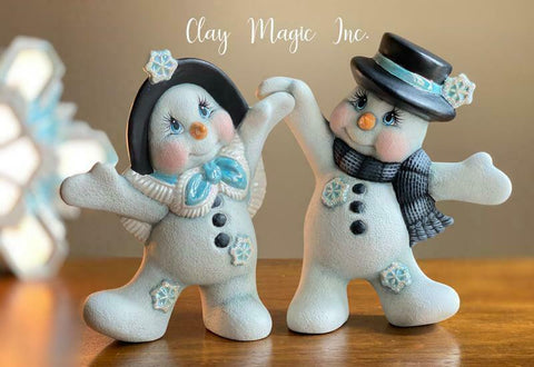 Ceramics -  Snow Couple