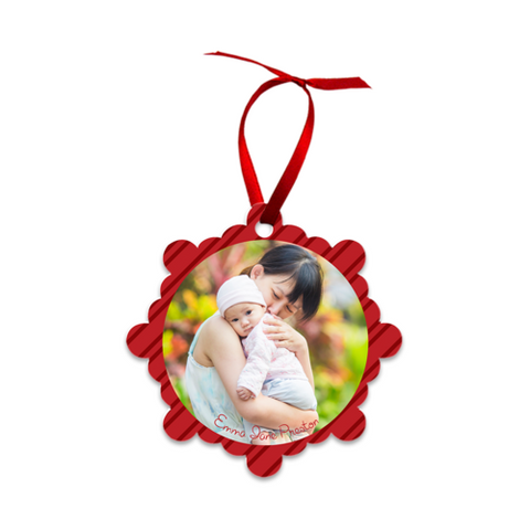 ROTD Sublimation Blank Ornament - 2 Sided - 3" Snowflake