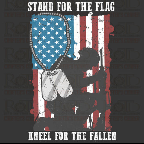 DTF Screen Print Image - Stand for the Flag