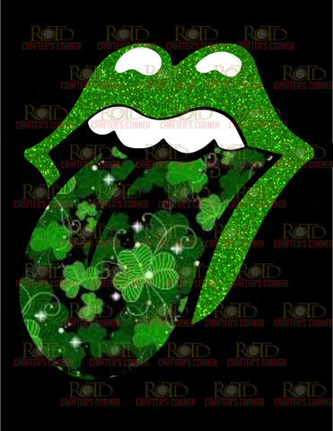 DTF Screen Print Image - St Patrick Mouth