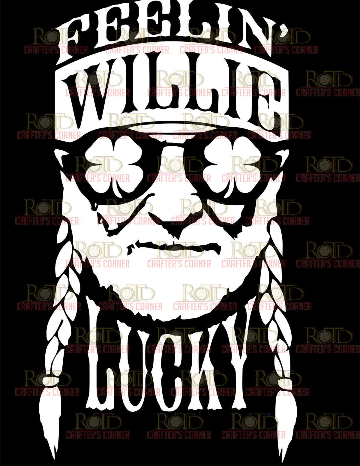 DTF Screen Print Image - Feelin' Willie Lucky